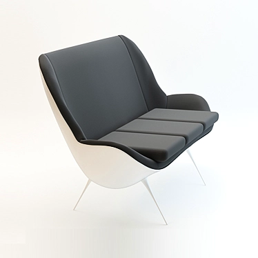 Modern 3D Max Sofa 3D model image 1 