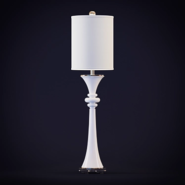 Elegant Gwyn Table Lamp, 100W 3D model image 1 