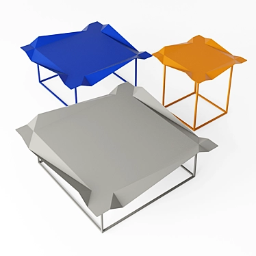 Sleek "Windy" Tables 3D model image 1 