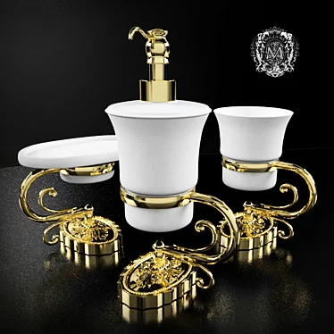 Elegant Edera Tabletop Accessories 3D model image 1 