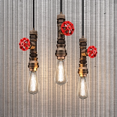 Elegant Crystal Chandeliers 3D model image 1 