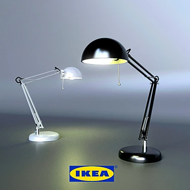 Minimalist LED Desk Lamp 3D model image 1 