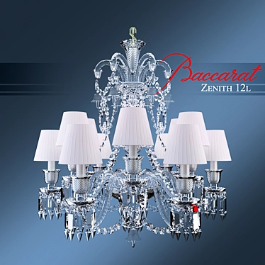 Baccarat Zenith 12-Light Chandelier 3D model image 1 