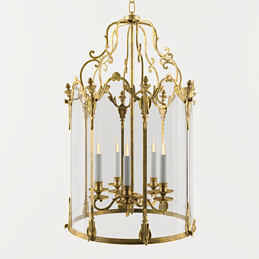 Elegant Classical Lamp 3D model image 1 