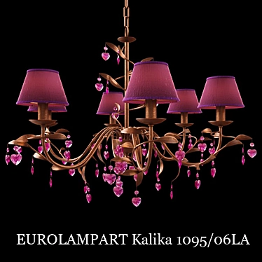 EUROLAMPART Kalika 1095/06LA: Modern Lighting Elegance 3D model image 1 