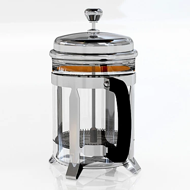 Modern Frenchpress for Perfect Brewing 3D model image 1 