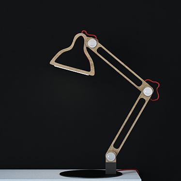 Vintage-Inspired LED Lamp 3D model image 1 