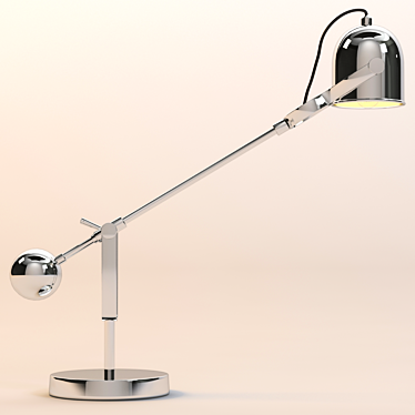 Sleek RCHER Task Lamp 3D model image 1 