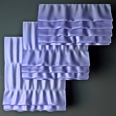 Versatile Three-Position Curtains 3D model image 1 