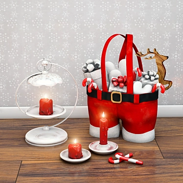 Title: Festive Holiday Decor
Description: Explore our collection of beautiful Christmas decorations to add a touch of magic to your holiday season. From 3D model image 1 