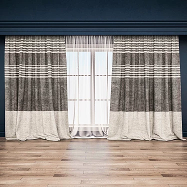 Classic Blind: Timeless Window Covering 3D model image 1 