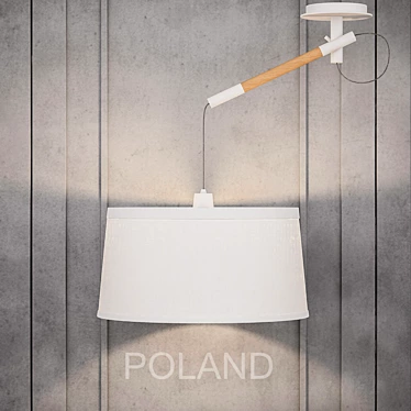 Elegant Polish Chandelier 3D model image 1 