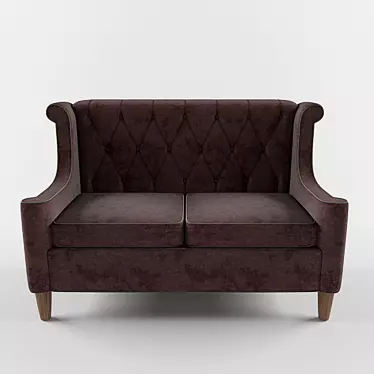 Melbourne 2-Seater Sofa: A Perfect Blend of Comfort and Style 3D model image 1 