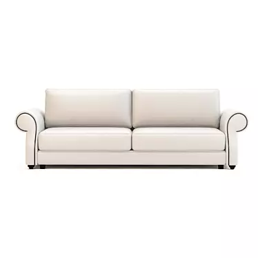 Reloti Corner Sofa: Classic Elegance 3D model image 1 