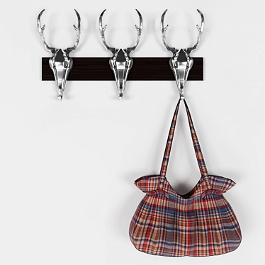 Stylish Deer Decorative Hanger 3D model image 1 