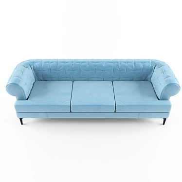 Luxurious Poltrona Frau Manto Sofa 3D model image 1 