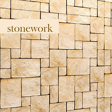 Sturdy Stonework: Create Lasting Masonry 3D model image 1 