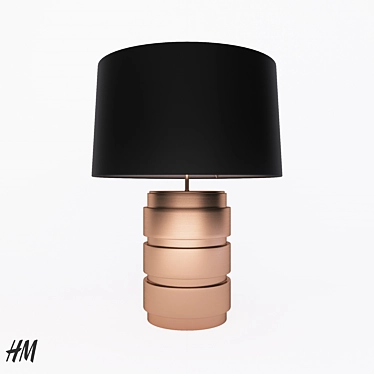 Modern Cylindrical Lamp by Mary McDonald 3D model image 1 