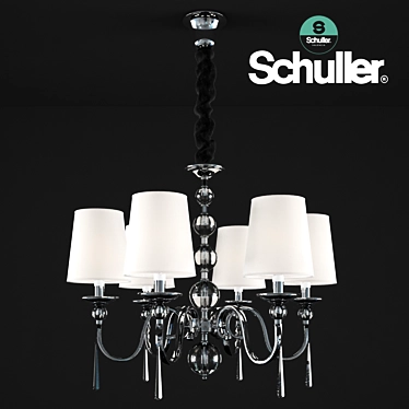 Modern Schuller Mercury II Chandelier 3D model image 1 