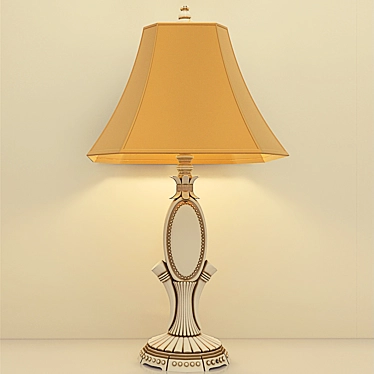 Classic Style Fabric Lamp 3D model image 1 