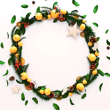 Decoration with mandarins