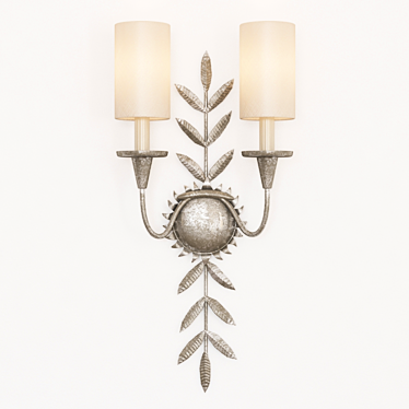 Porta Romana Beatrice Wall Light - Venetian Gold/Silver 3D model image 1 