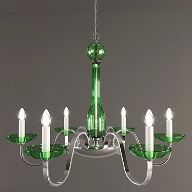 Elegant ARIZZI Chandelier - 85cm Diameter 3D model image 1 