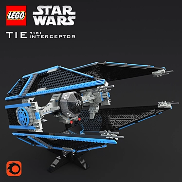 Ultimate Collector LEGO Tie Interceptor 3D model image 1 