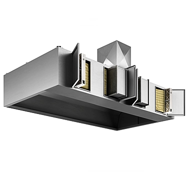 "PowerVent Commercial Exhaust Hood 3D model image 1 