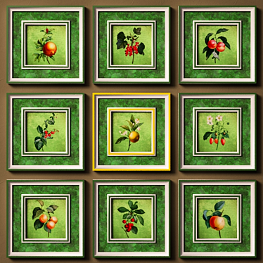 Berrylicious Fruit Art 3D model image 1 