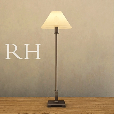 Sleek Petite Candlestick Lamp 3D model image 1 