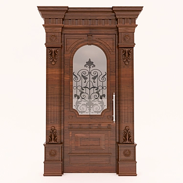 Ancient Classic Wood Decor 3D model image 1 