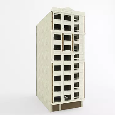 Timeless Architecture: Classic Building 3D model image 1 