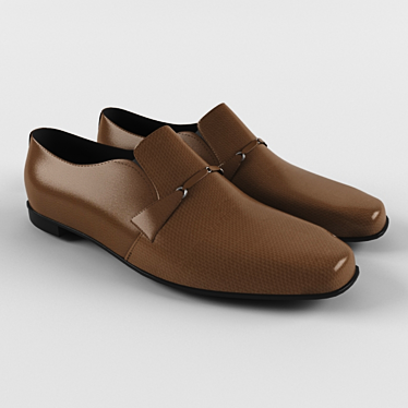Sophisticated Slip-On Loafers 3D model image 1 