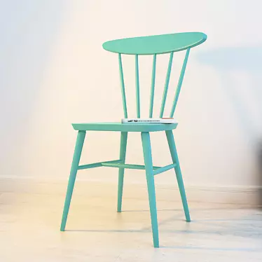 Danish Modern Chair 3D model image 1 