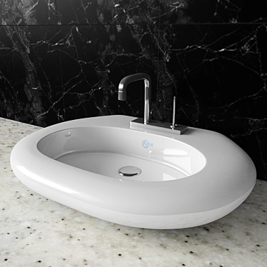 Simple Elegance Sink 3D model image 1 