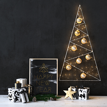 Festive Holiday Decor 3D model image 1 