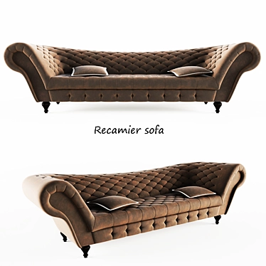 Timeless Elegance: Neiman Marcus Sofa 3D model image 1 