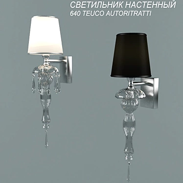 Teuco Autoritratti Wall Lamp 3D model image 1 