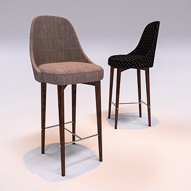 Stylish BARY Chair: Comfort and Elegance 3D model image 1 