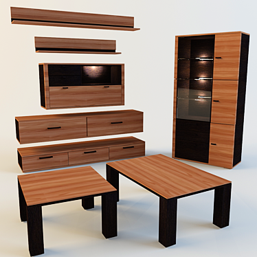 Dyatkovo City Collection: Stylish Furniture Set 3D model image 1 