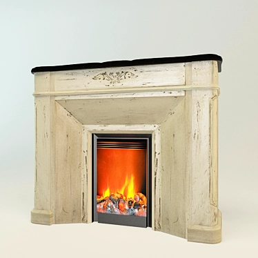 Classic Style Fireplace 3D model image 1 