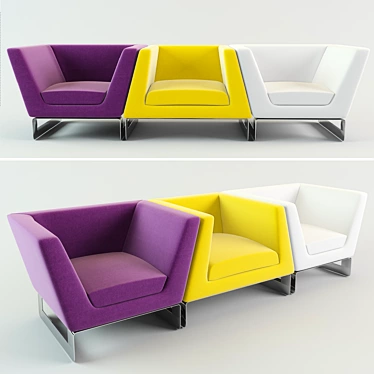 Elegant Office Chair 3D model image 1 