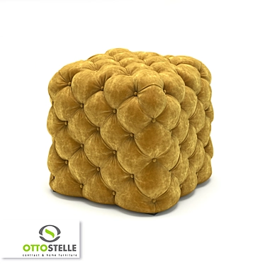 Luxurious Cubo Pouffe: Comfort Meets Style! 3D model image 1 