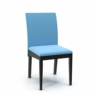 Sleek Arco Chair: L 46 x W 57 x H 94 cm 3D model image 1 