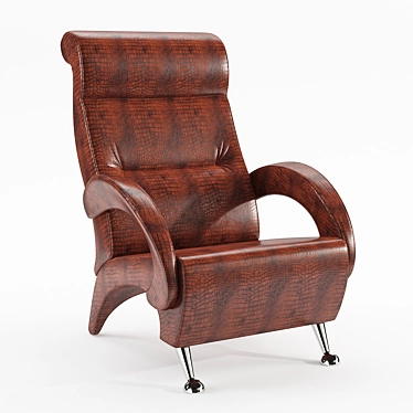Dondolo 9-k Armchair: Stylish, Comfortable, and Lightweight 3D model image 1 