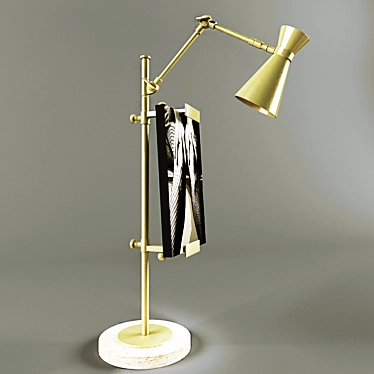 Elegant Bristol Table Lamp 3D model image 1 