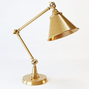 Industrial Style Metal Floor Lamp 3D model image 1 