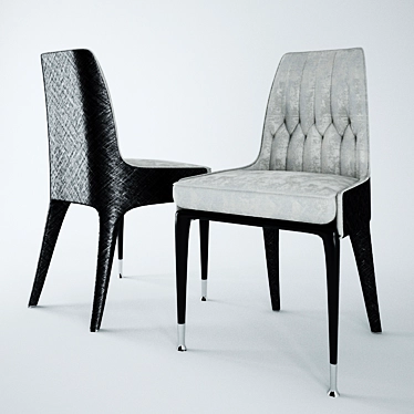 Elegant Palmyra Chair 3D model image 1 