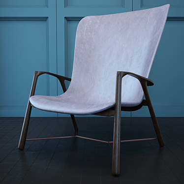 Elegant Silhouette Chair: Exceptional Style 3D model image 1 